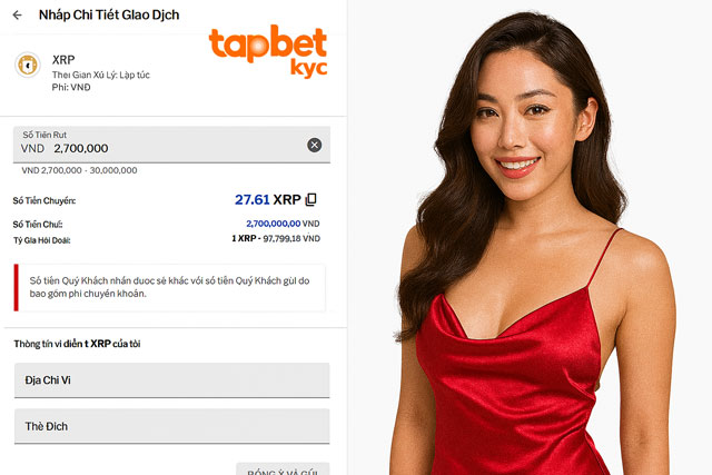 Các bước rút tiền TAPTAP sang Crypto
