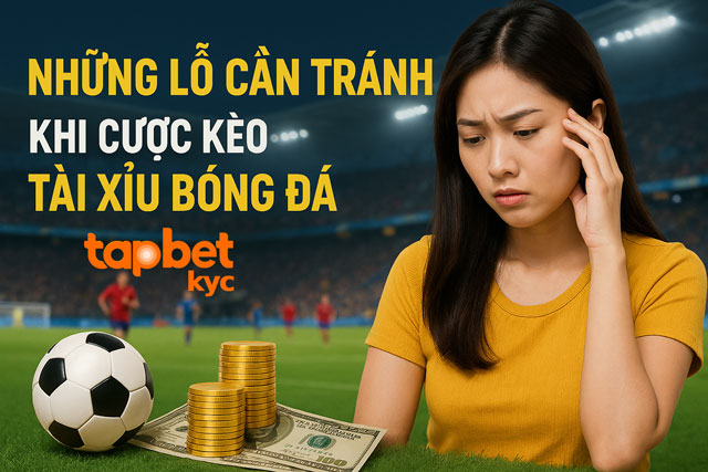 Những sai lầm cần tránh khi soi kèo tài xỉu bóng đá